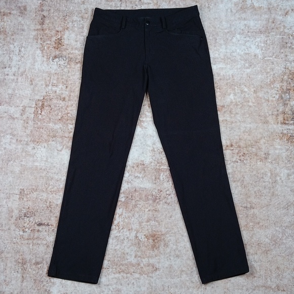 Lululemon Mens Black ABC Classic Pants - Picture 1 of 8